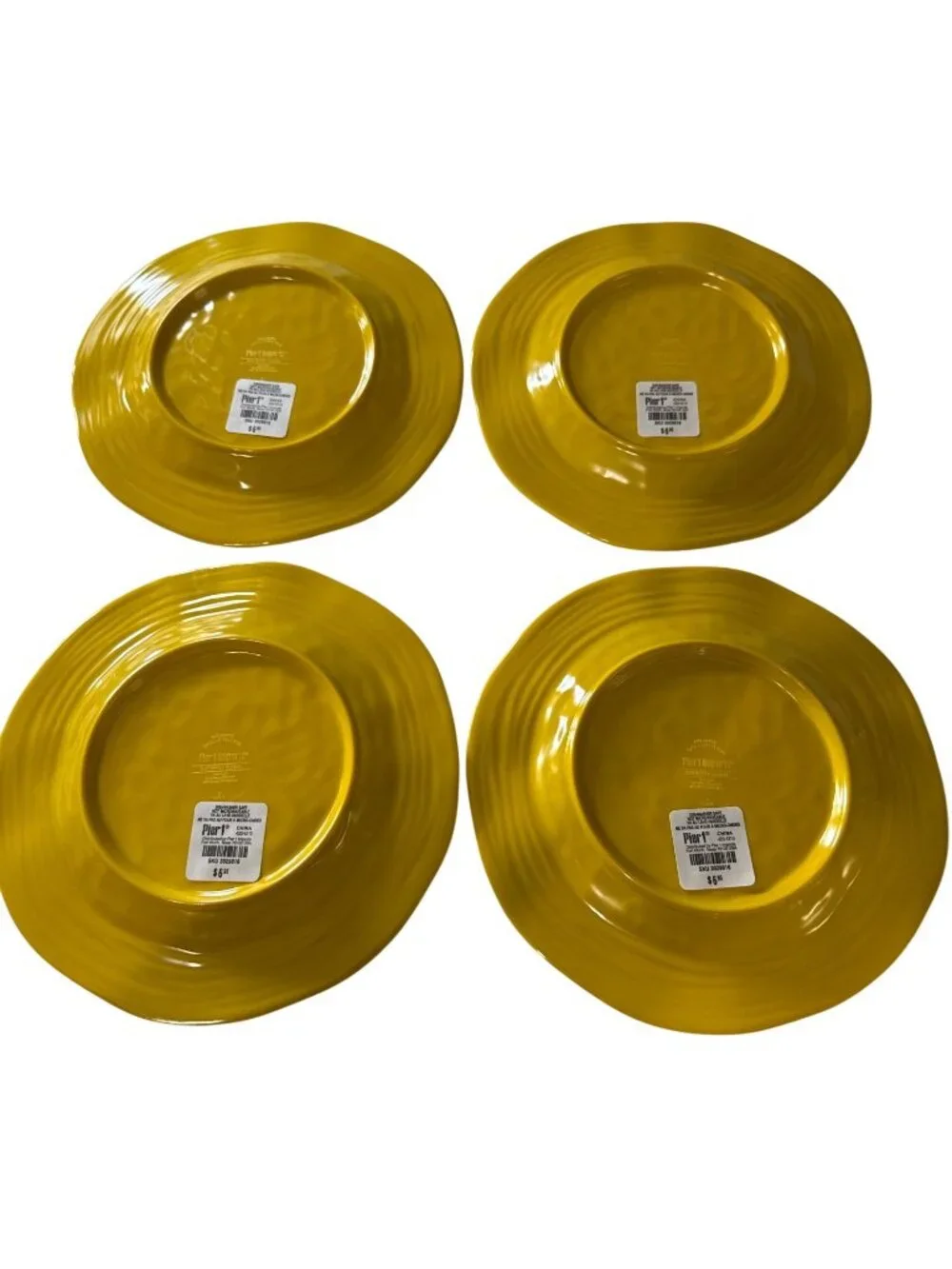 Set Of 4 Pier 1 Butterfly Floral Melamine 9